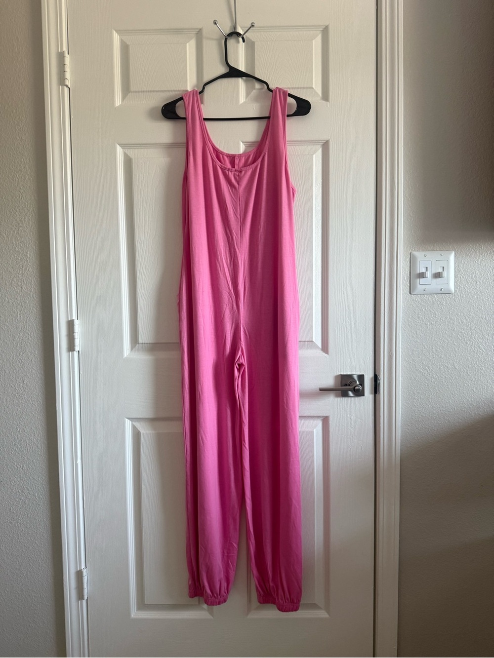 Women's Sleeveless Pink Jumpsuit